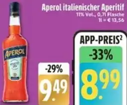Edeka Aperol italienischer Aperitif Angebot