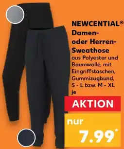 Kaufland NEWCENTIAL Damen oder Herren Sweathose Angebot