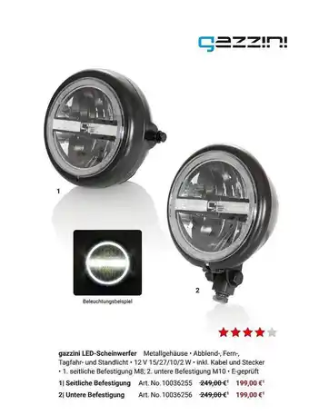 Louis Gazzini Led-scheinwerfer Angebot