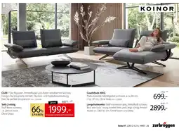 Zurbrüggen Koinor sofa 2-sitzig Angebot