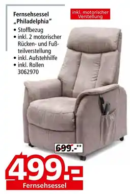 Segmüller Fernsehsessel philadelphia Angebot
