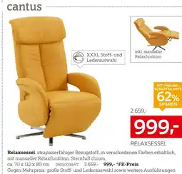XXXLutz Cantus relaxsessel Angebot