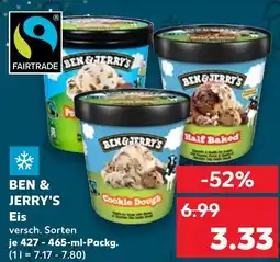 Kaufland Ben & jerry's eis Angebot