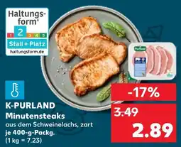 Kaufland K-purland minutensteaks Angebot