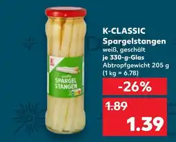 Kaufland K-classic spargelstangen Angebot