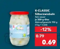 Kaufland K-classic silberzwiebeln Angebot
