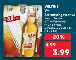 Kaufland Veltins v+ biermischgetränke Angebot