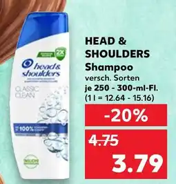 Kaufland Head & shoulders shampoo Angebot