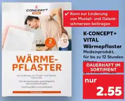Kaufland K-CONCEPT+ VITAL Wärmepflaster Angebot