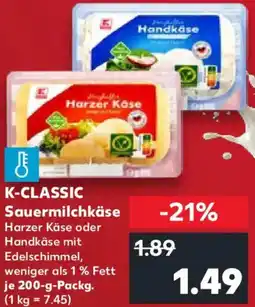 Kaufland K-CLASSIC Sauermilchkäse Angebot