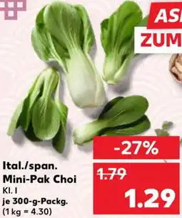 Kaufland Ital./span. Mini-Pak Choi Angebot