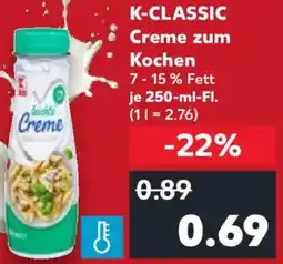 Kaufland K-CLASSIC Creme zum Kochen Angebot
