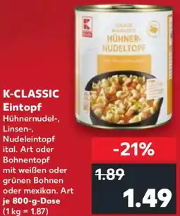 Kaufland K-CLASSIC Eintopf Angebot