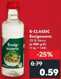 Kaufland K-CLASSIC Essigessenz Angebot