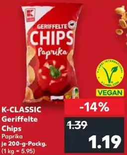 Kaufland K-CLASSIC Geriffelte Chips Angebot