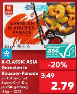 Kaufland K-CLASSIC ASIA Garnelen in Knusper-Panade Angebot