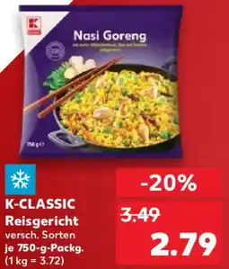 Kaufland K-CLASSIC Reisgericht Angebot