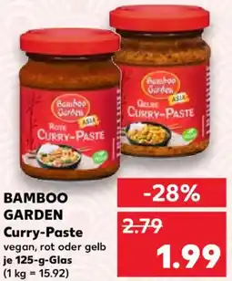 Kaufland BAMBOO GARDEN Curry-Paste Angebot