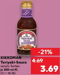 Kaufland KIKKOMAN Teriyaki-Sauce Angebot