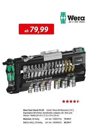 Louis Wera Tool-check Plus Angebot