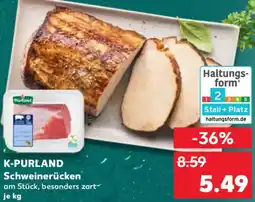 Kaufland K-PURLAND Schweinerücken Angebot