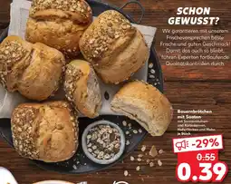 Kaufland Bauernbrötchen mit Saaten Angebot