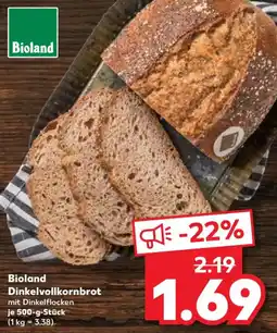Kaufland Bioland Dinkelvollkornbrot Angebot