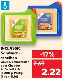 Kaufland K-CLASSIC Sandwichscheiben Angebot