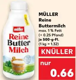 Kaufland MÜLLER Reine Buttermilch Angebot