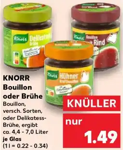 Kaufland KNORR Bouillon oder Brühe Angebot