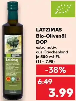 Kaufland LATZIMAS Bio-Olivenöl DOP Angebot