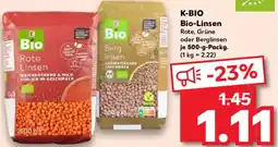 Kaufland K-BIO Bio-Linsen Angebot