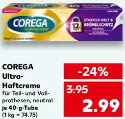Kaufland COREGA Ultra Haftcreme Angebot