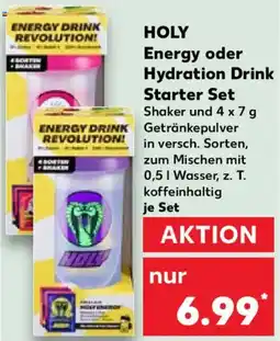 Kaufland HOLY Energy oder Hydration Drink Starter Set Angebot
