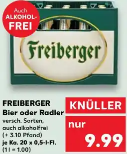 Kaufland FREIBERGER Bier oder Radler Angebot