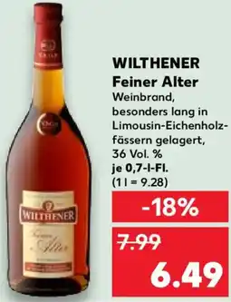 Kaufland WILTHENER Feiner Alter Angebot