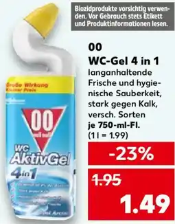 Kaufland 00 WC-Gel 4 in 1 Angebot