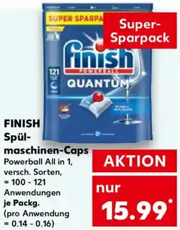 Kaufland FINISH Spülmaschinen-Caps Angebot