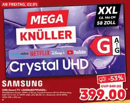 Kaufland SAMSUNG UHD-Smart-TV GU58U8079FUXZG Angebot