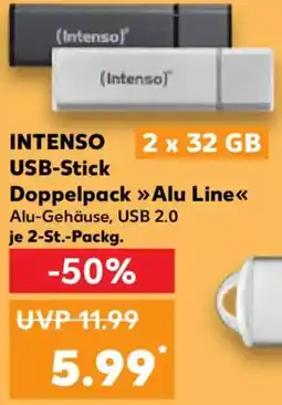 Kaufland INTENSO USB-Stick Doppelpack Alu Line Angebot
