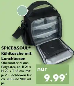 Kaufland SPICE&SOUL Kühltasche mit Lunchboxen Angebot