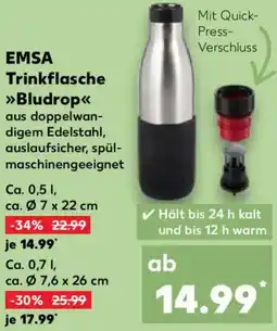 Kaufland EMSA Trinkflasche Bludrop Angebot