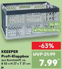 Kaufland KEEEPER Profi-Klappbox Angebot