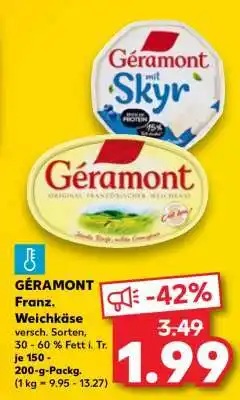 GÉRAMONT Franz. Weichkäse
