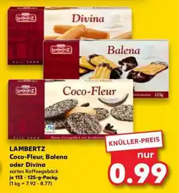 Kaufland LAMBERTZ Coco-Fleur, Balena oder Divina Angebot