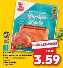 Kaufland K-CLASSIC Räucherlachs in Scheiben Angebot