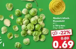 Kaufland Niederl./dtsch. Rosenkohl Angebot