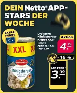 NETTO Dreistern Königsberger Klopse XXL Angebot