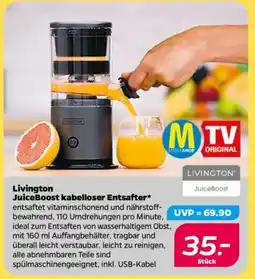 NETTO Livington JuiceBoost kabelloser Entsafter Angebot