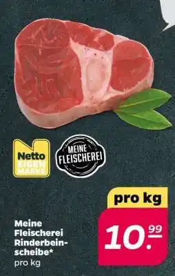 NETTO Meine Fleischerei Rinderbeinscheibe Angebot